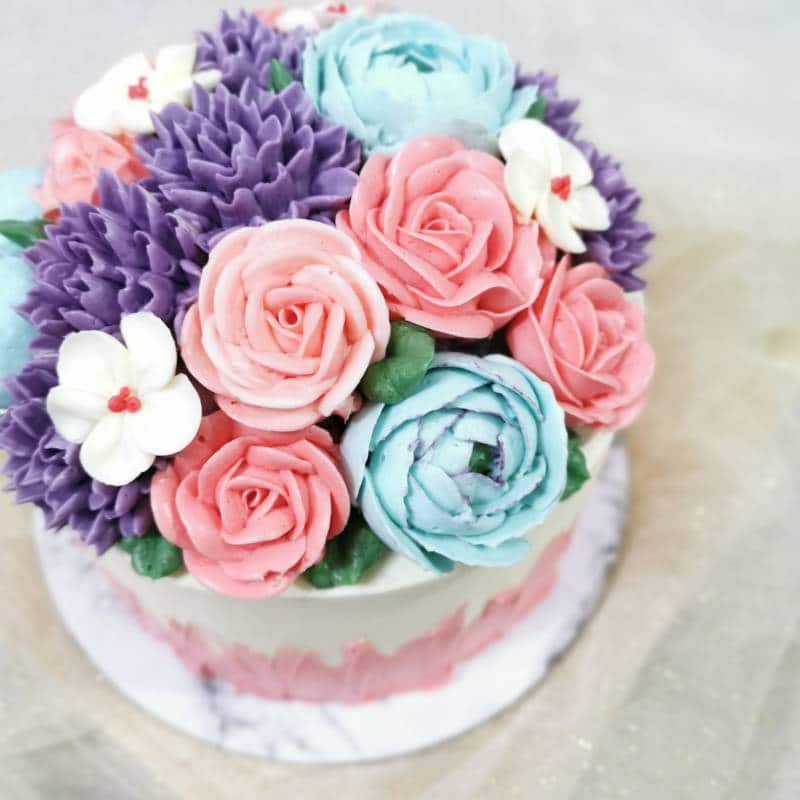 Nanatang Baking Studio Classic Blossom Floral Cake-2