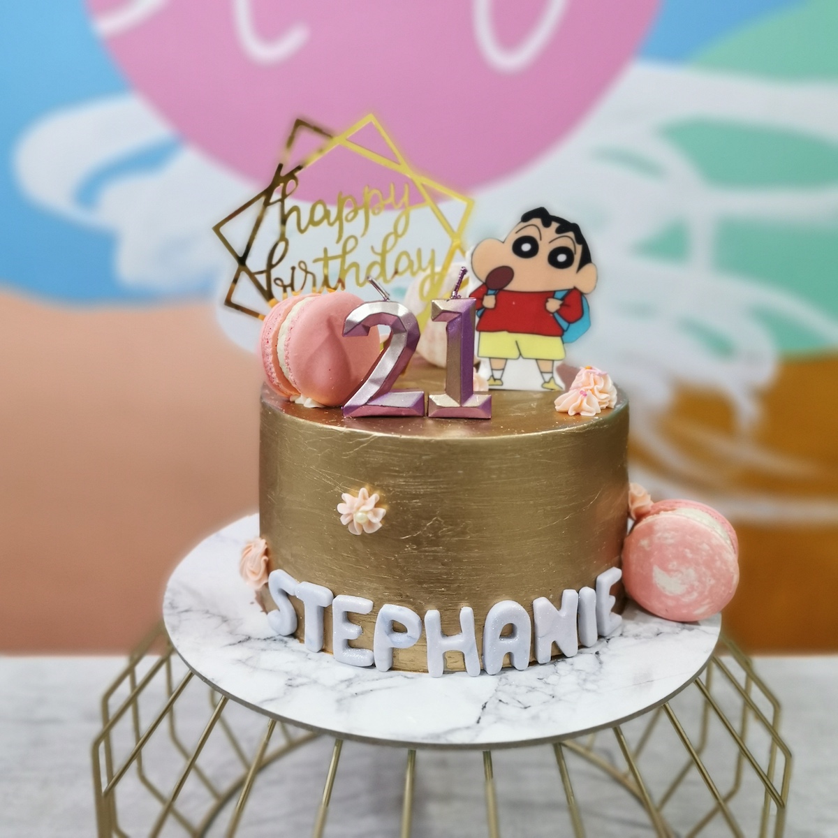 Shinchan Family Photo Cake | Shinchan Cake | Yummy Cake-sonthuy.vn