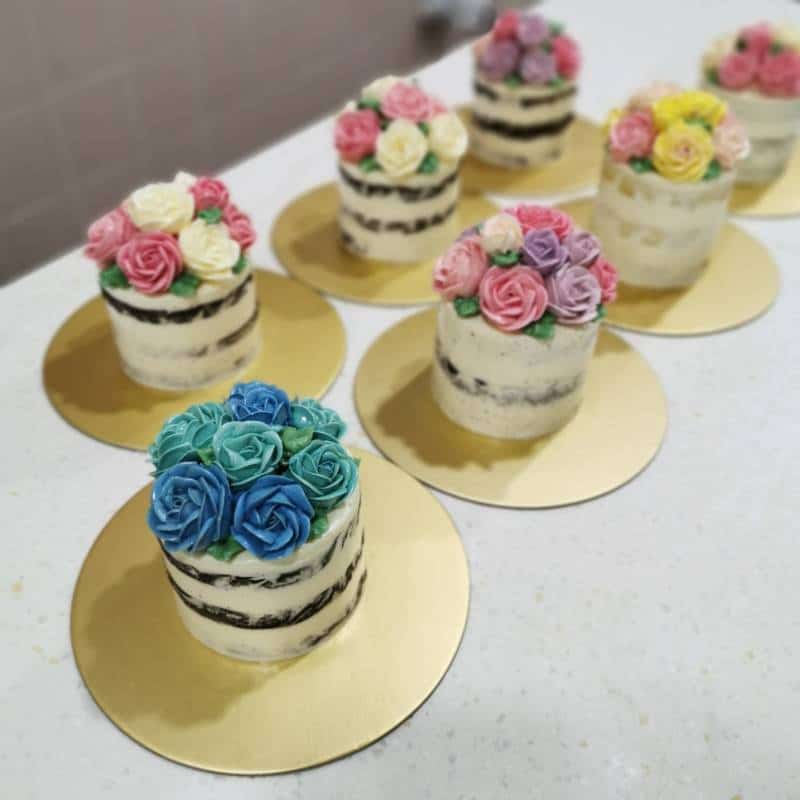 Nanatang Baking Studio Rustic Blossom Floral cake (Roses)-2