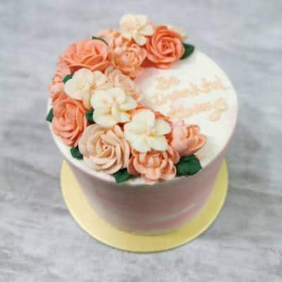 Nanatang Baking Studio classic Crescent Floral Cake-4