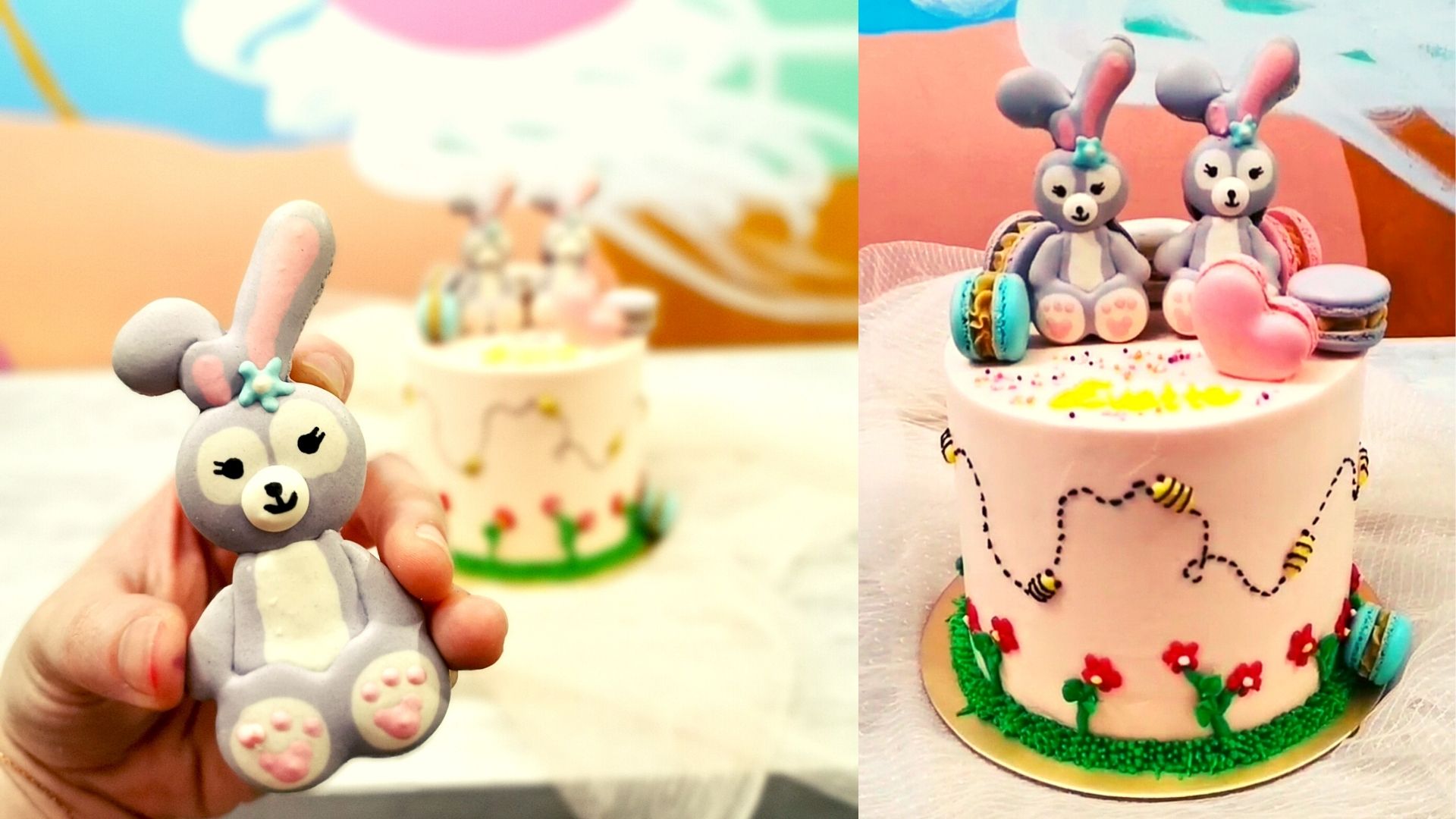 Complex Character Macarons - The Bunny Girl Nanatang Studio Baking Class Banner