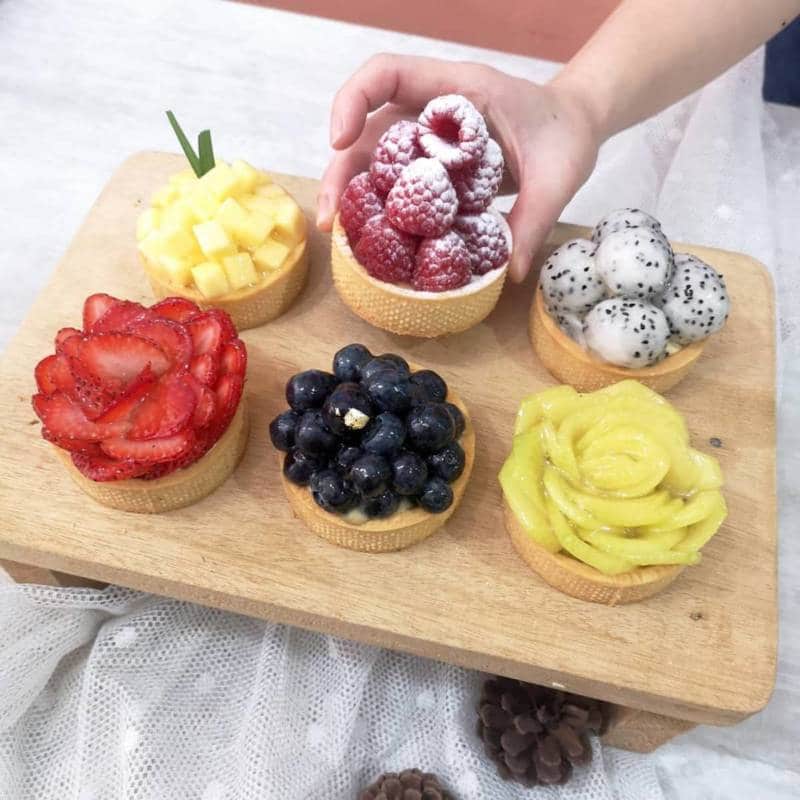 Duo French Pastries Choux X Fruit Tarts Nanatang Studio Baking Class-1