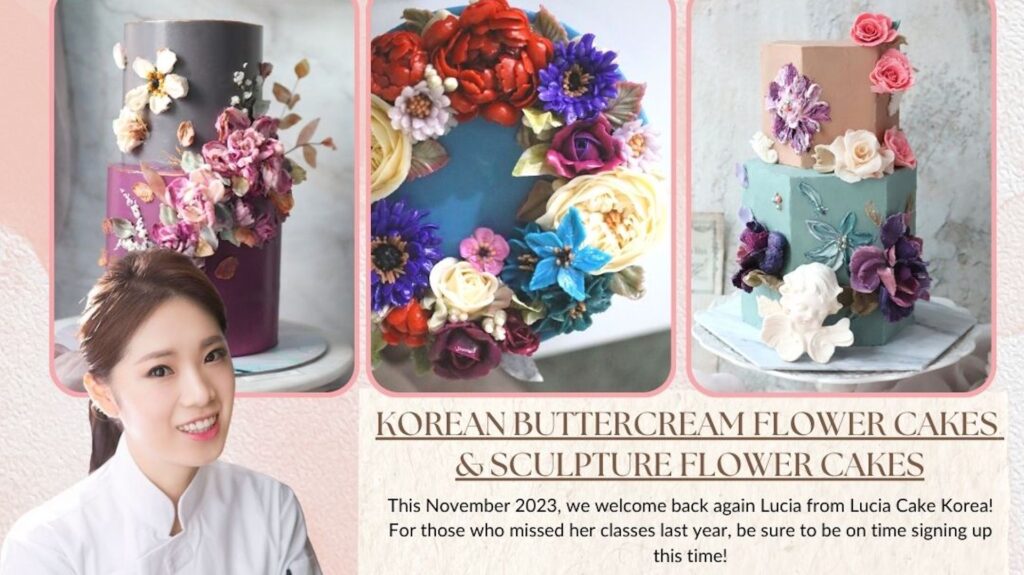 International Masterclass by Lucia Cakes: Korean Flowers Cakes – not free